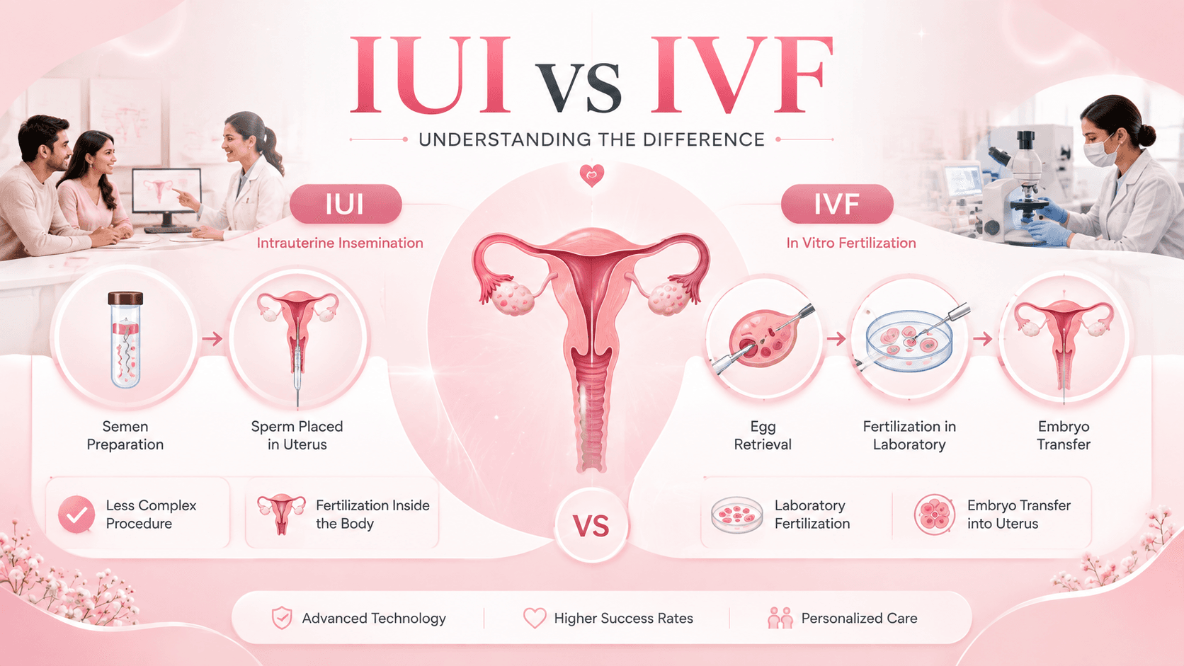 IUI vs IVF: Understanding the Difference