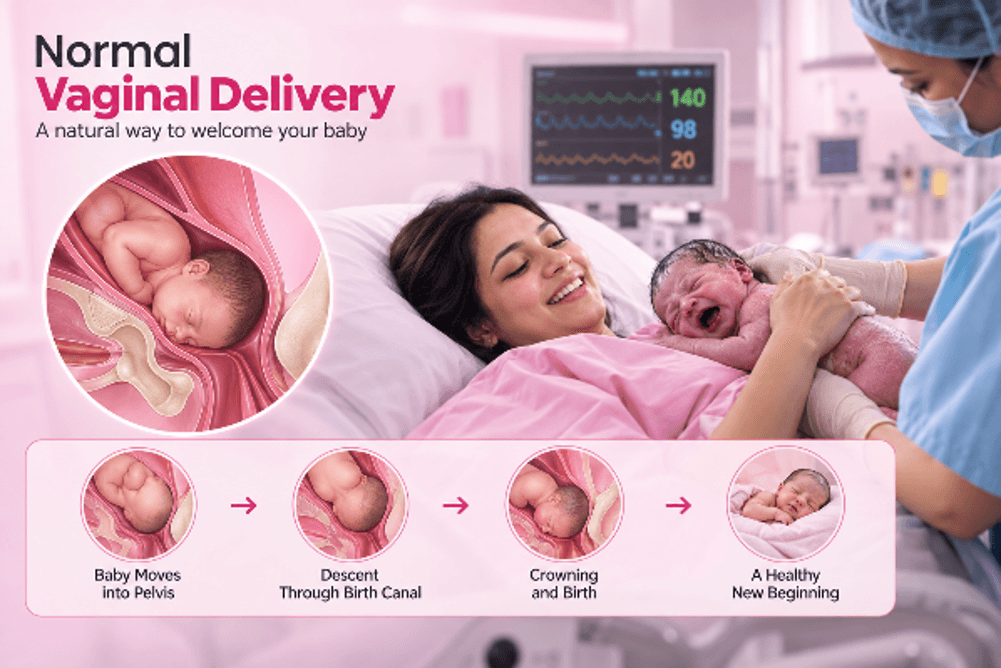 Warm delivery care at Divine IVF, Noida