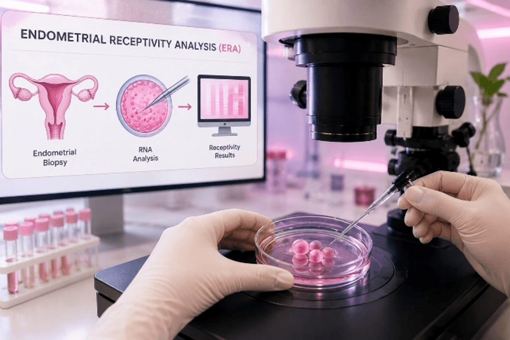 ERA testing and endometrial analysis at Divine IVF, Noida