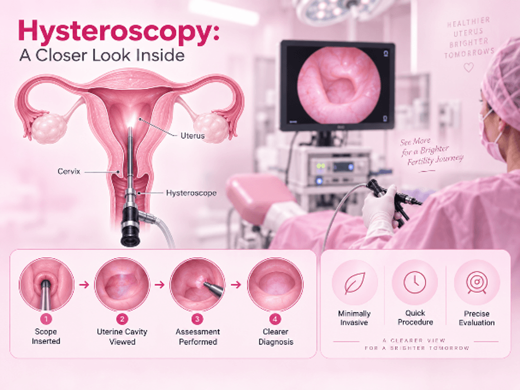 Hysteroscopy procedure at Divine IVF, Noida