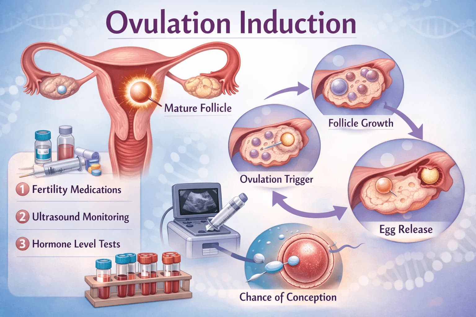 Ovulation induction consultation at Divine IVF, Noida