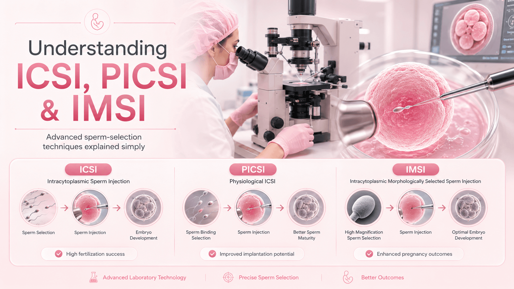 Understanding ICSI, PICSI and IMSI