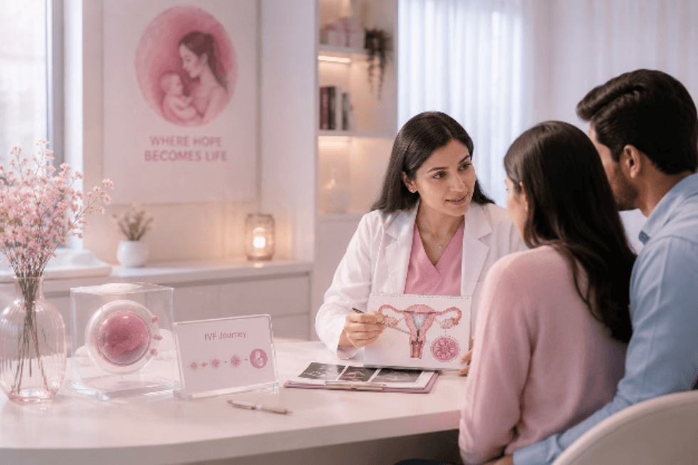 IVF treatment and embryology laboratory at Divine IVF, Noida