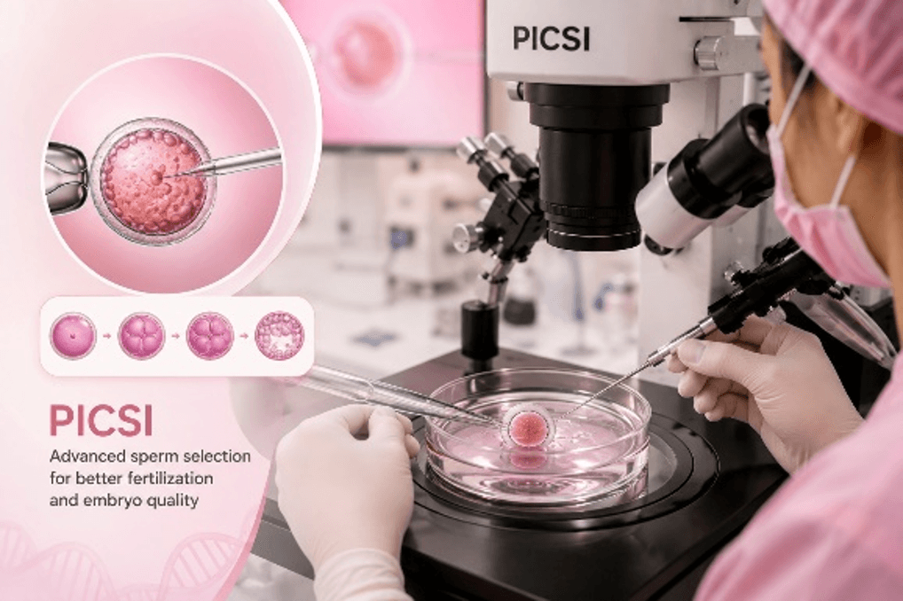 PICSI sperm selection procedure at Divine IVF, Noida