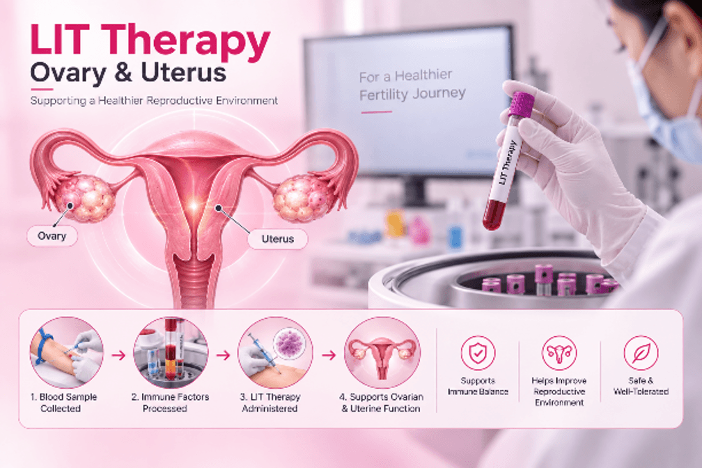 LIT Therapy clinical procedure at Divine IVF, Noida